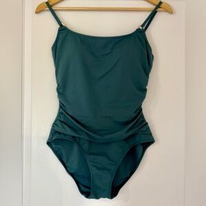 Anne Cole Straight-neck One-piece swimsuit - Size 8